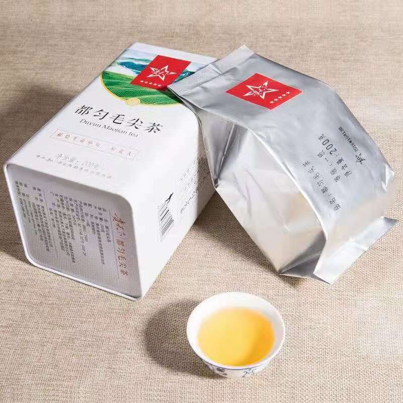 贵天下 2020年春茶新茶 都匀毛尖茶叶贵州高山云雾日照绿茶茗茶自饮罐装200g