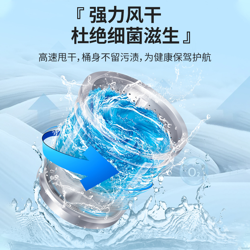 合肥荣事达管业有限公司全自动波轮洗衣机7.5kg家用宿舍用学校旅馆洗脱一体7.5kg升级款