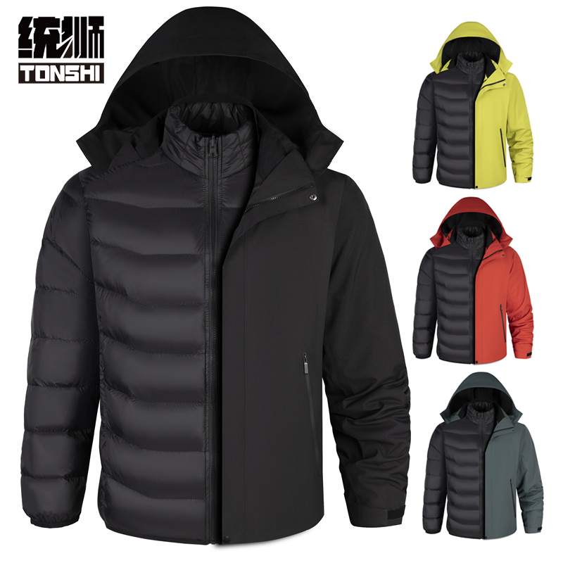 统狮 羽绒冲锋衣两件套 CF4 套高清大图