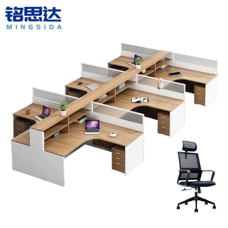 铭思达屏风工位六人含椅套