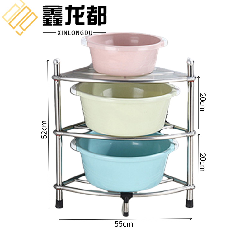 鑫龙都 脸盆架三层 个