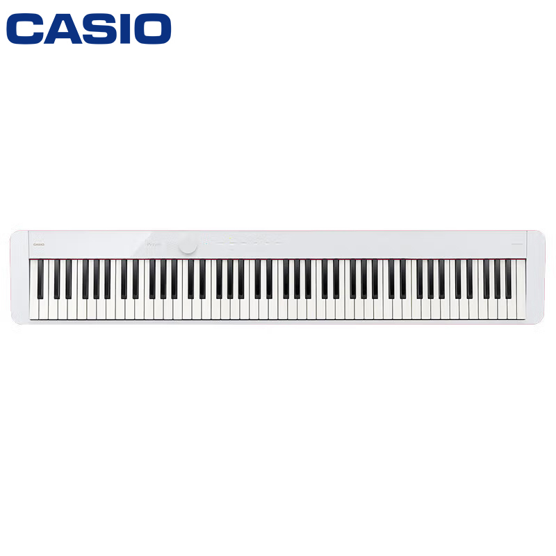 卡西欧(CASIO)电钢琴PXS1100智能触摸屏88键重锤电子钢琴 PXS1100白色单机款