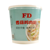 星菜香菇鸡肉粥30g*1杯 即食早饭夜宵方便速食粥营养代餐粥