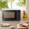 美的(Midea)家用微波炉PM20A2 360°转盘加热 智能菜单 微波杀菌 智能解冻