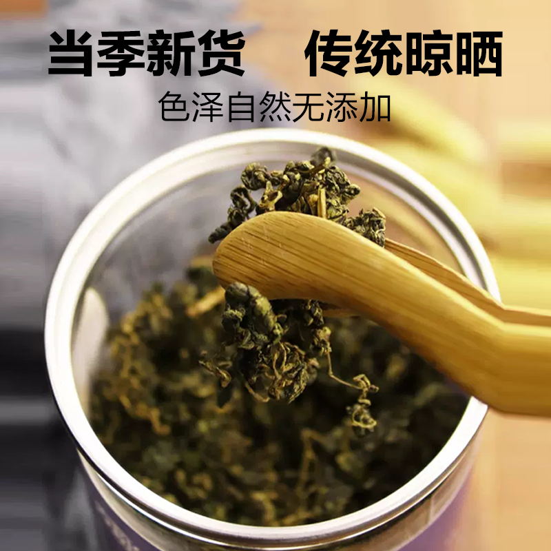 [买1送1 同款]北京同仁堂绞股蓝茶叶50g/瓶官方正品旗舰店搭平利龙须茶野绞股蓝生高清大图