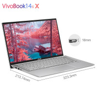 华硕 VivoBook14s X(十代i7-10510U 8G内存 512GB固态 MX250独显 颜色咨询 定制版) 14.0英寸微边框轻薄本办公游戏本笔记本电脑