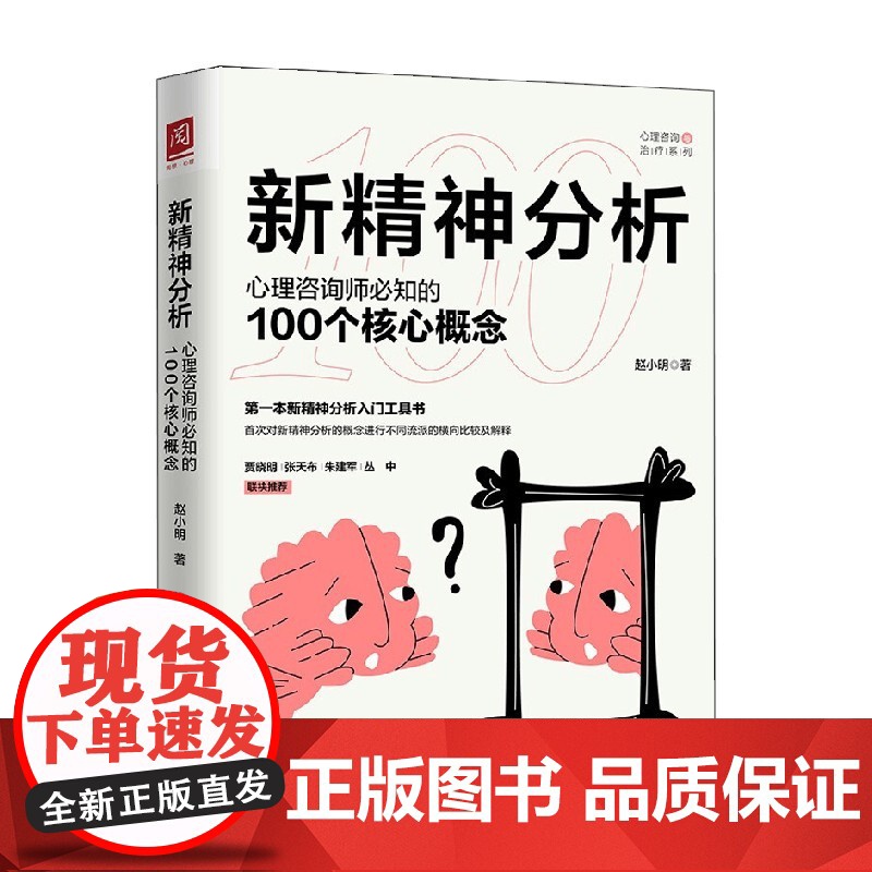 新精神分析 心理咨询师必知的100个核心概念 赵小明 著 心理学高清大图