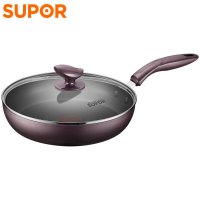 苏泊尔(SUPOR)火红点煎锅溢彩系列家用不粘锅炒菜锅煎炒锅PJ28K4电磁炉燃气通用