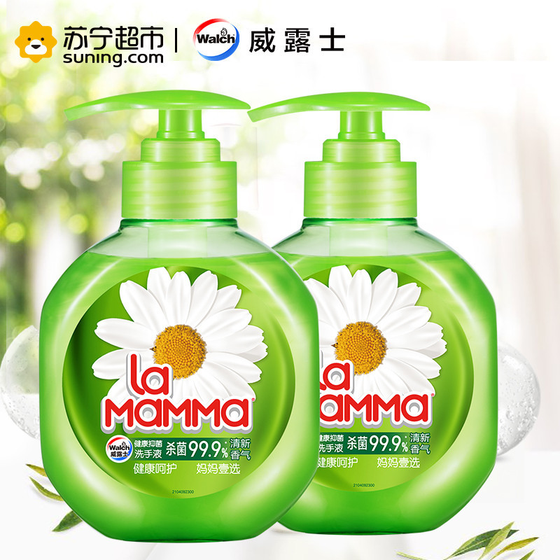 妈妈壹选 健康抑菌 健康呵护 洗手液 双支装 250ml*2(清新香气)(单位:组)