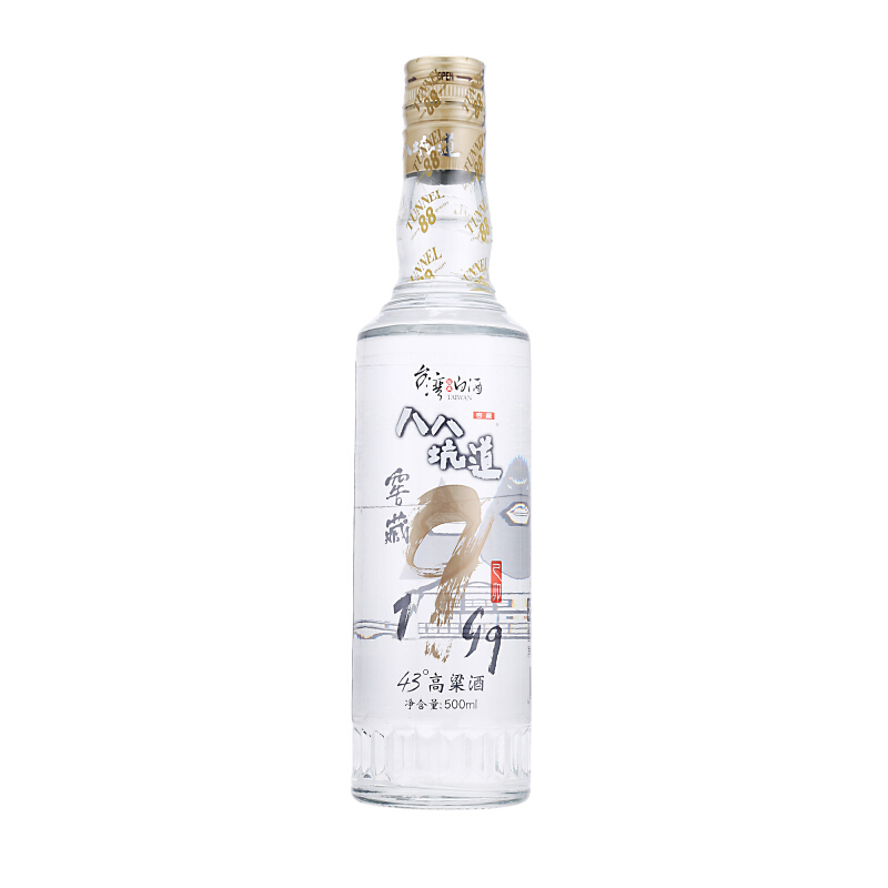 台湾八八坑道高粱酒 窖藏1999 43度整箱装 500ml*4瓶