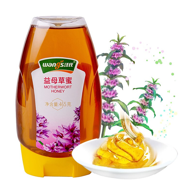汪氏 土蜂蜜 益母草蜂蜜465g*1瓶 早餐牛奶麦片伴侣 送父母长辈