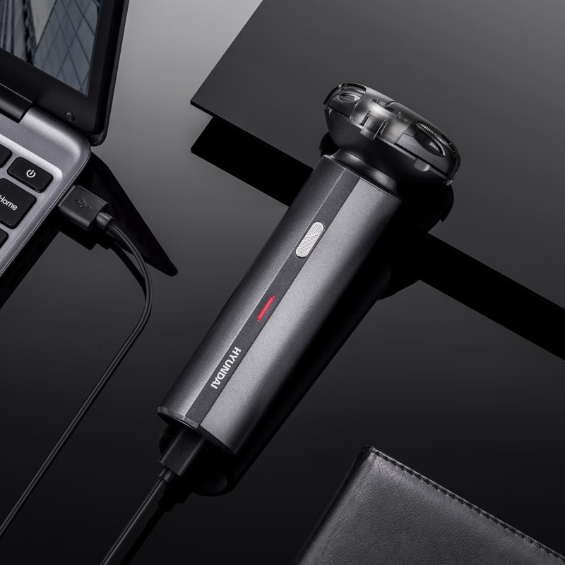 HYUNDAI 电动剃须刀三头浮动式全身水洗 YS810高清大图