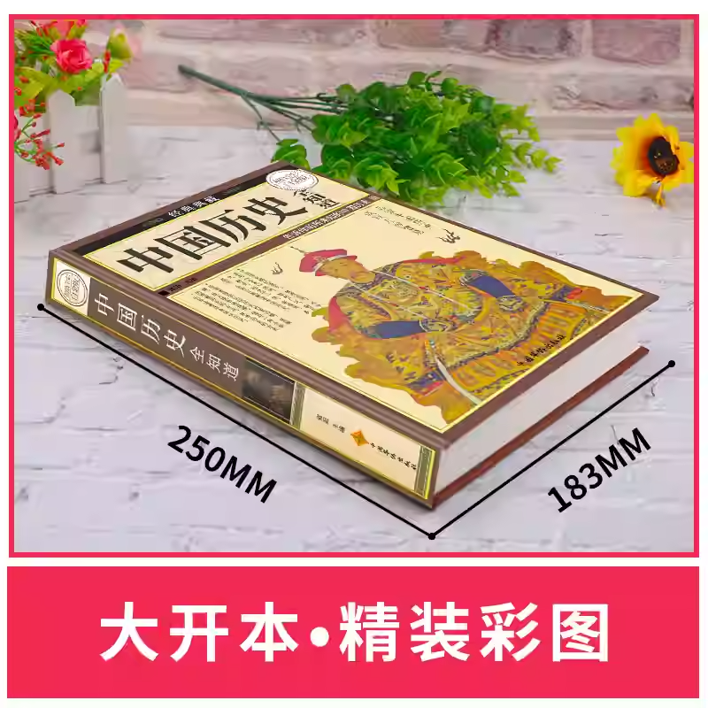中国历史全知道 [正版]精装彩图版中国历史书籍中国历史全知道2000问白话文历史百科全书中华上下五千年通史简史资治通鉴史