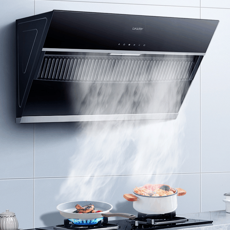 海尔智家统帅(leader)抽油烟机IC196 侧吸20m³大风量家用厨房大吸力油烟机 触控面板易清洁油烟机单机图片