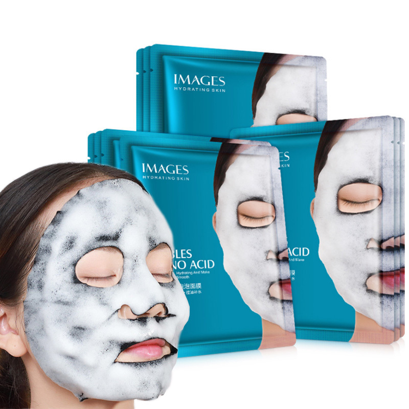 形象美氨基酸竹炭泡泡面膜一片25ml补水保湿滋润补水面膜清爽控油保湿