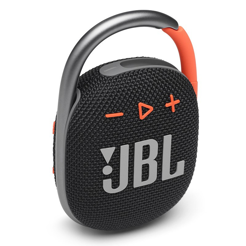 JBL CLIP4 黑拼橙 无线音乐盒四代 蓝牙便携音箱