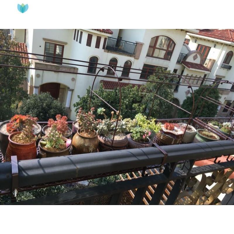 四方达花架544590465623 阳台栏杆铁艺花架悬挂式多肉防护栏雨棚花盆架子防雨防冻暖棚暖房 价格图片品牌报价 苏宁易购富宇家装家具专营店