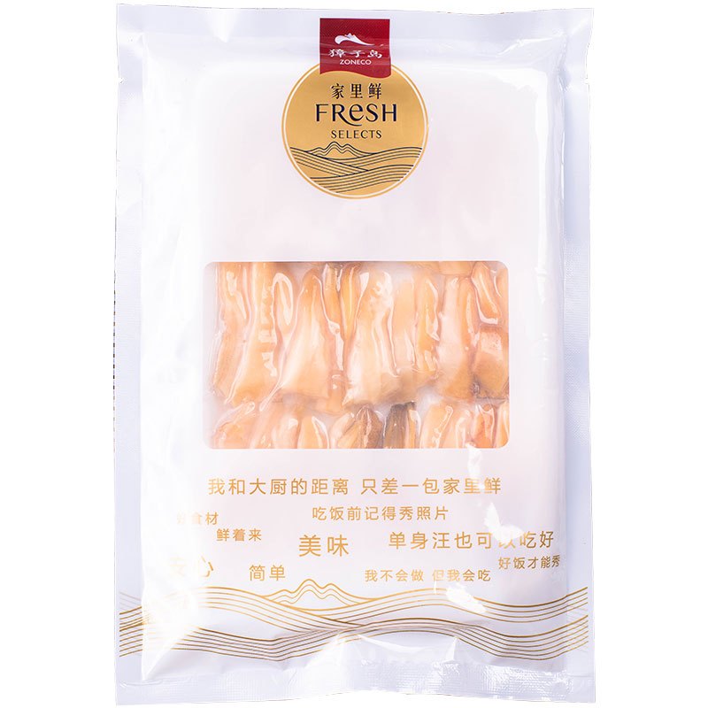 獐子岛 象拔蚌切片（速冻熟制）120g 火锅食材 海鲜水产