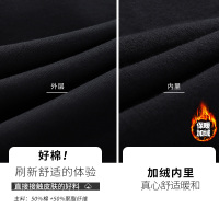 马克华菲圆领卫衣男士2022秋季新款刺绣字母休闲潮流外套上衣
