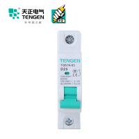 天正电气 TGB1N-63 1P D 25A 6KA 01060270033 微型断路器
