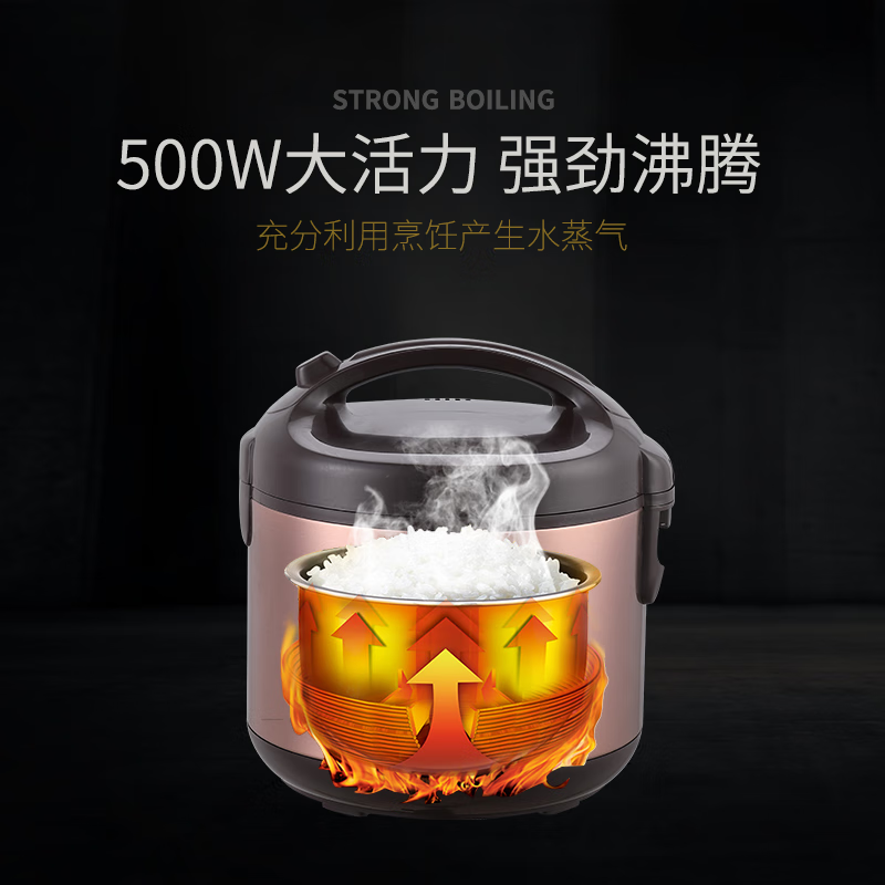 欧点电饭煲BST-30B 家用3-4人电饭煲不粘内胆铝合金高清大图