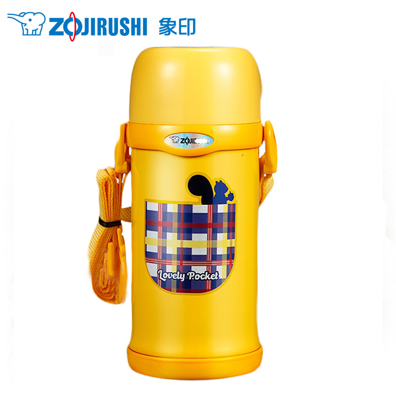 象印(ZO JIRUSHI)保温杯SC-MC60-YA 儿童保温杯子进口不锈钢保温瓶子保温壶保冷壶 黄色600ml