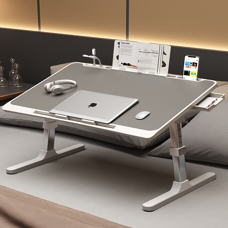 古达可折叠床上小桌子宿舍笔记本电脑桌学生小书桌多功能支架可升降