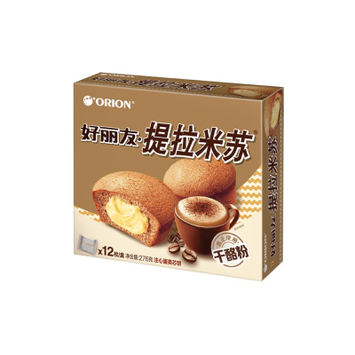 好丽友 12枚 提拉米苏派 -单盒