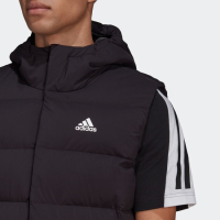 adidas阿迪达斯男装冬季新款户外运动羽绒马甲HG6277 黑色