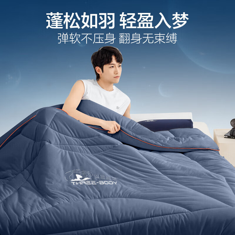 海澜之家(HLA) 夏凉被 星空蓝 220cm*240cm (单位:个)高清大图