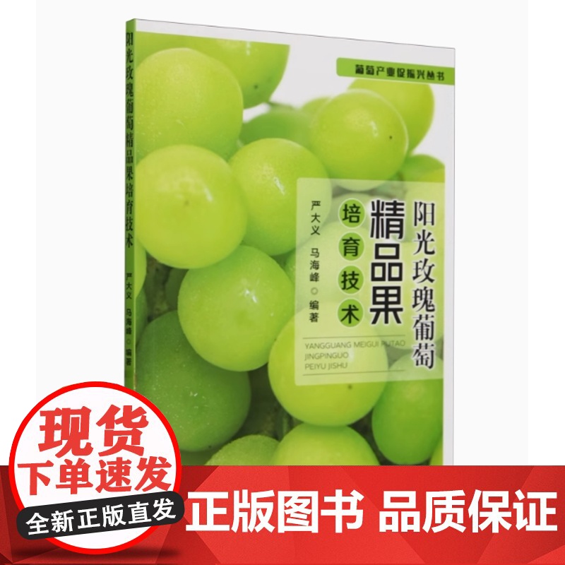 阳光玫瑰葡萄精品果培育技术 9787109318618 中国农业出版社 阳光玫瑰葡萄苗木培育砧木栽培整形架式修剪技术花果高清大图