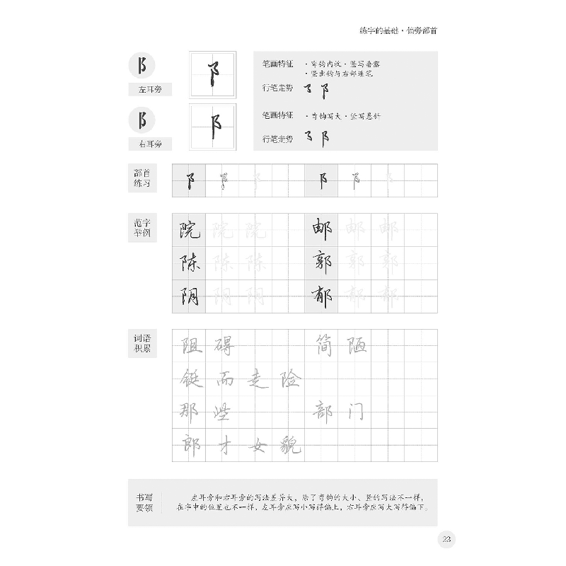 醉染图书练字的基础·偏旁部首(行楷)9787571212742高清大图
