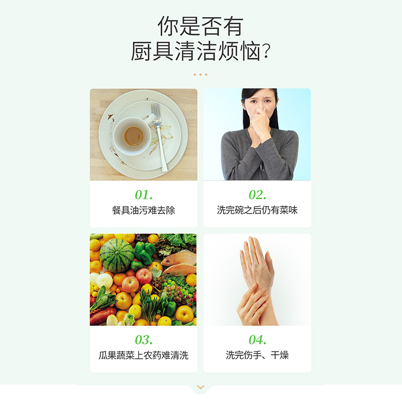 立白生姜洗洁精500g除腥祛味食品用果蔬餐盘放心洗高清大图