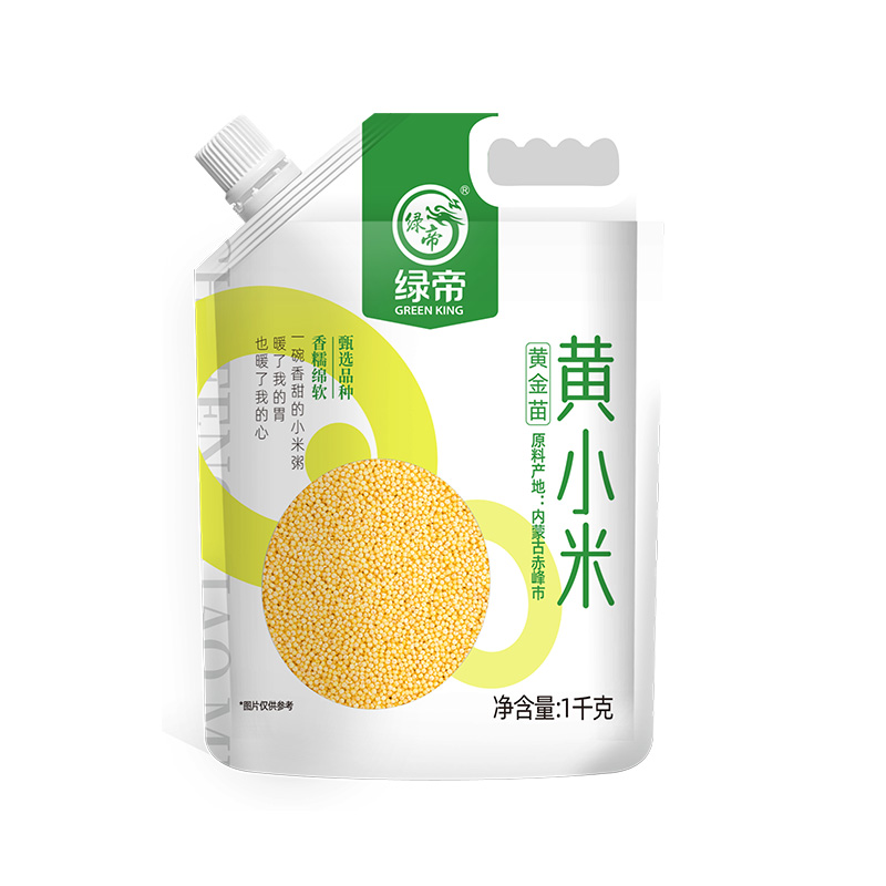 绿帝 黄小米(吸嘴装)1000g*1袋