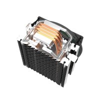 超频三（PCCOOLER）东海X4 多平台 CPU散热器 四热管 蓝光LED发光风扇 散热器