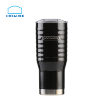 乐扣乐扣（lock&lock）海浪真空保温汽车杯304不锈钢保温杯 LHC4147BLK-OCH 黑色 500ml