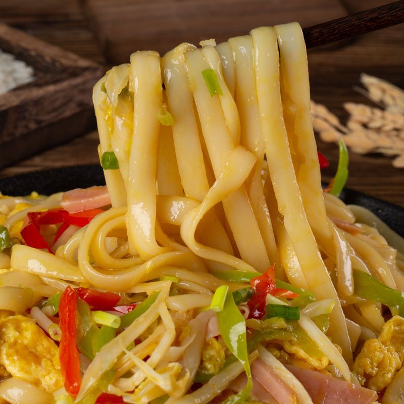 干河粉广东河粉干炒牛河粉沙河粉江西干米粉正宗扁粉批发商用宽粉干