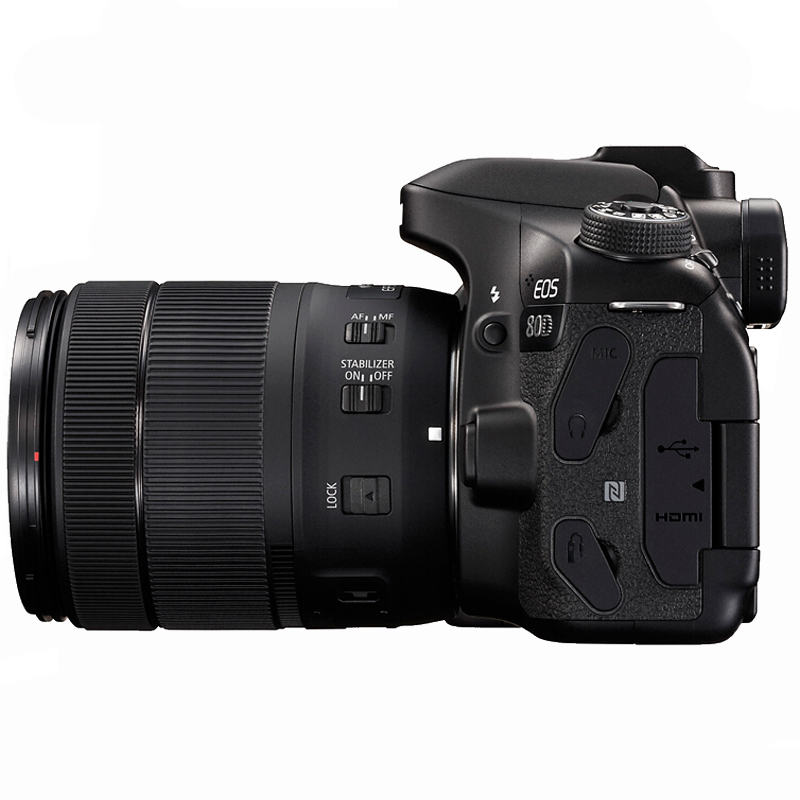 佳能(Canon) EOS 80D(18-200mm+闪光灯) 数码单反相机 单镜头套装 约2420万像素