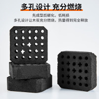 尚烤佳方形烧烤炭6块耐烧无烟持久户外燃烧方形炭SKJ-223