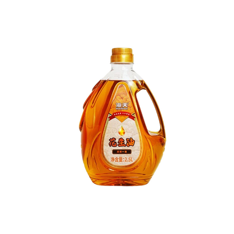 海天花生油天然浓香油色澄澈压榨一级水滴壶2.5L