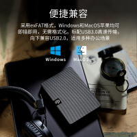 希捷(Seagate)移动硬盘2TB USB3.0 希捷睿翼 2.5英寸 机械硬盘 便携商务 黑 兼容MAC