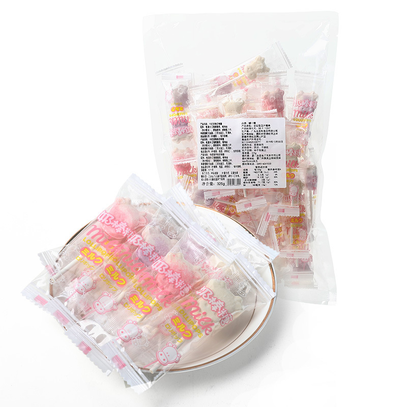 WQSC暖小糖牛头奶棒棒糖(混合味50支)/325g*1袋