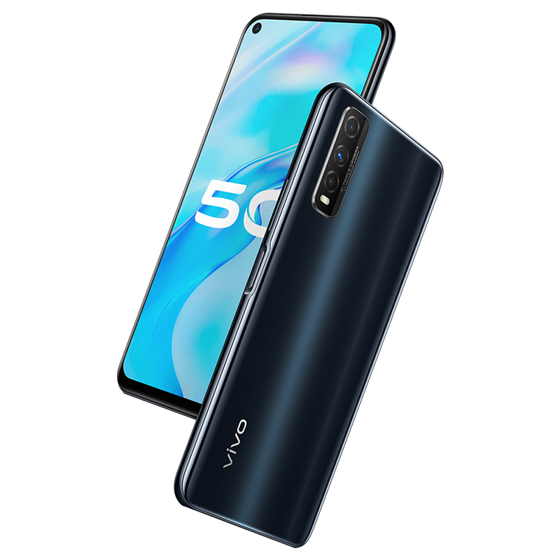 vivo Y70t 8GB+128GB 秘境黑 5G全网通 4500mah大电池双引擎闪充 4800万后置 大电池拍照三摄全面屏5G手机