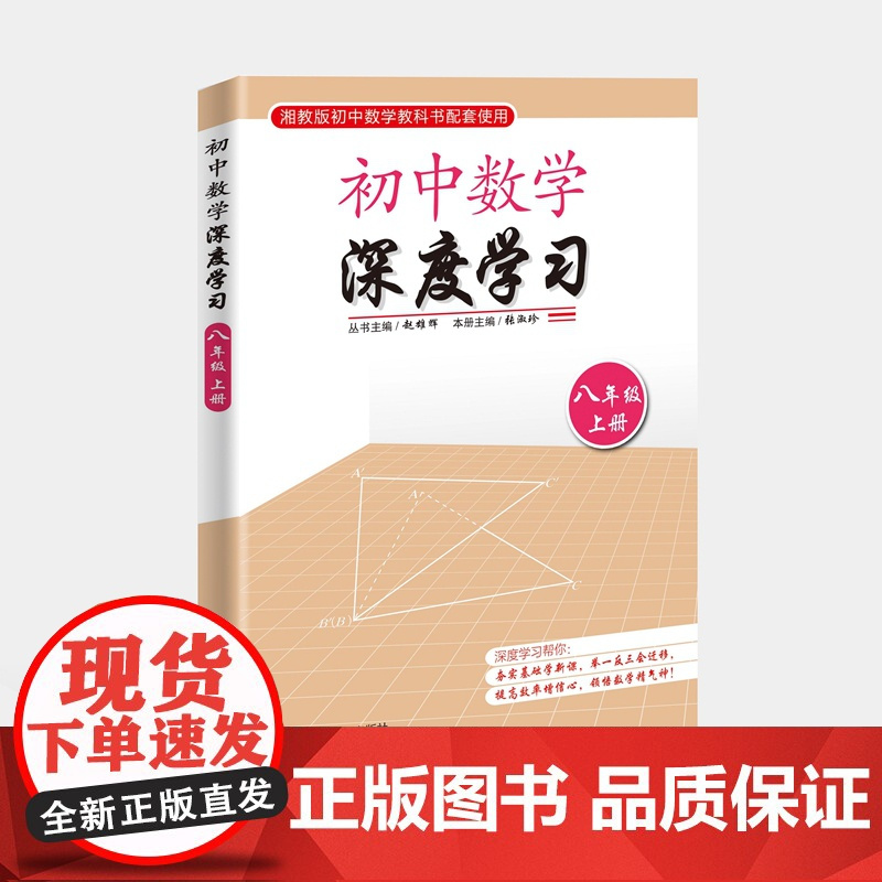 初中数学 深度学习 八年级上册 湘教版初中数学教科书配套使用 (全新教育理念与学习方式帮你提高效率)