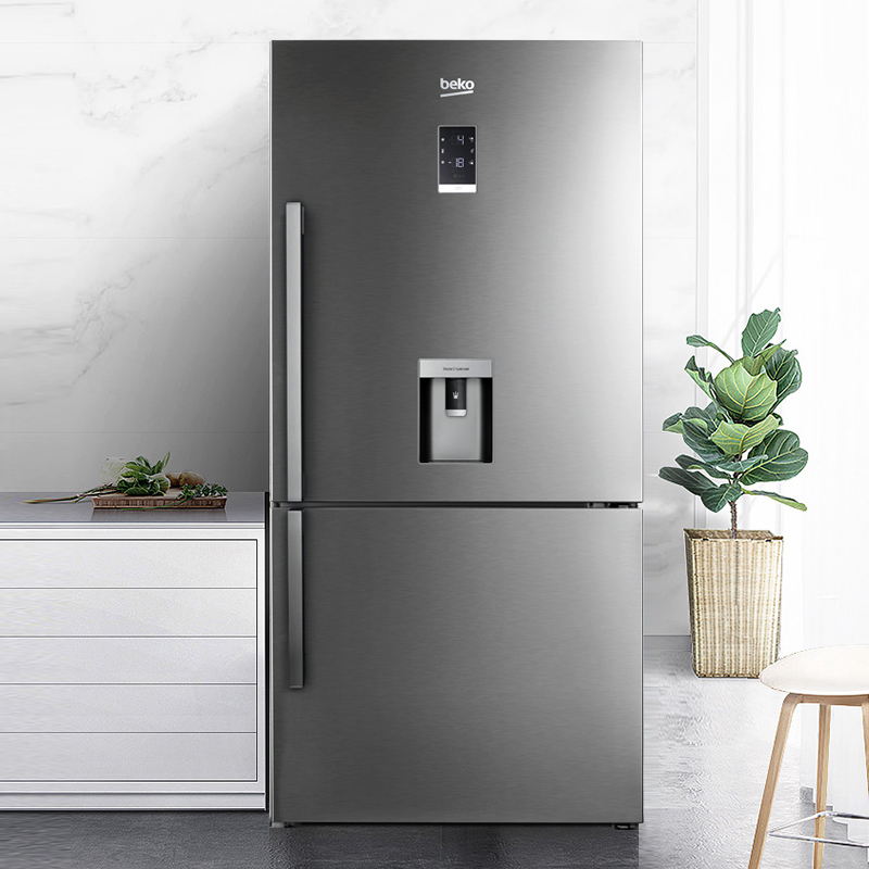 BEKO/倍科进口变频风冷无霜冰箱家用541L大宽双门带饮水160220IDX