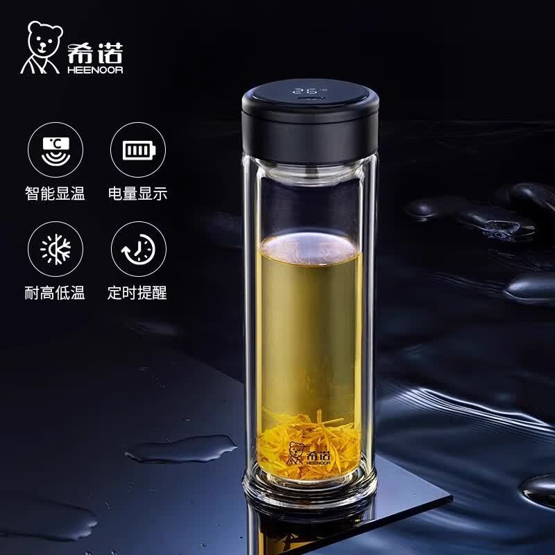 希诺 温显双层玻璃杯高清大图