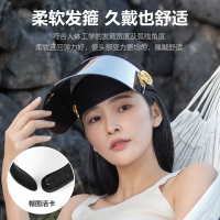神火防晒帽女夏遮阳防紫外线镜防护面罩空顶骑车太阳帽全脸防飞沫