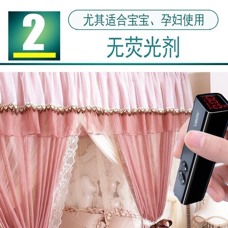 美帮汇夏季双层公主风廷蚊帐家用免安装欧式1.8m1.5床2米加密加厚纹账高清大图