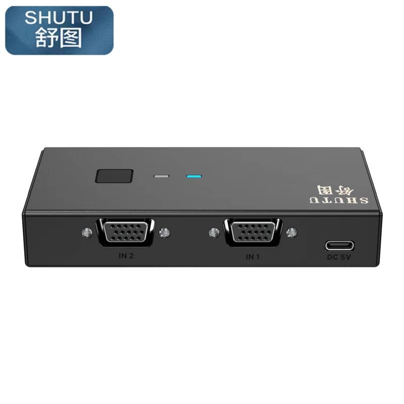 舒图 VGA KVM切换器2口201KL/台高清大图
