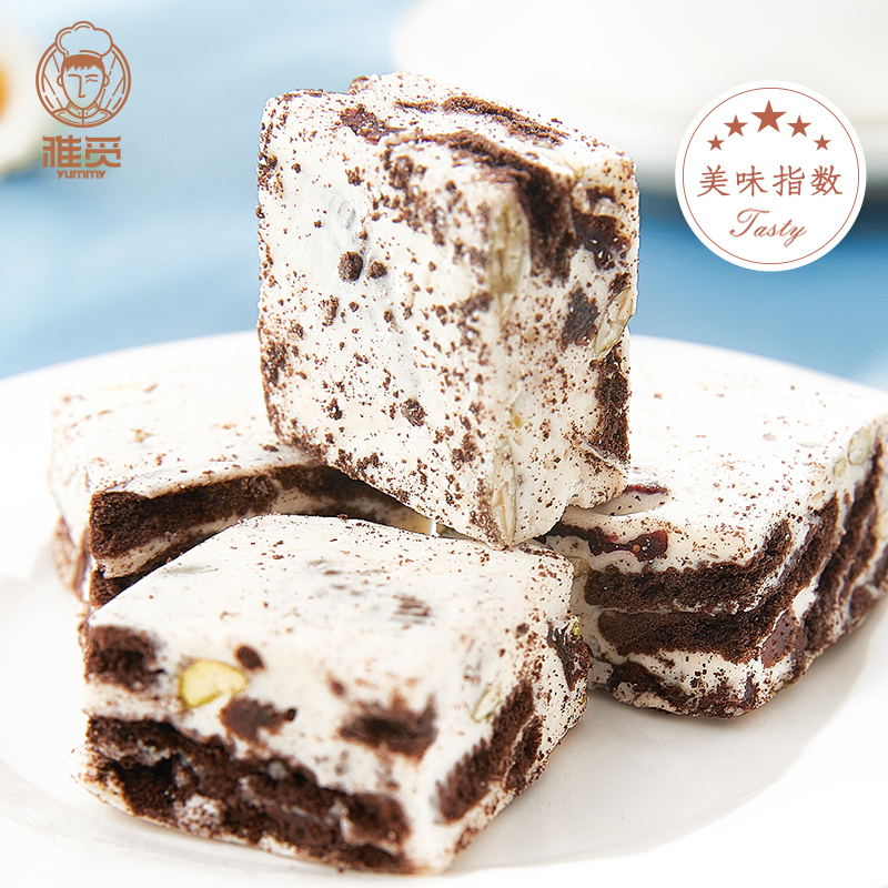 雅觅 奥利奥奶酪综合 雪花酥 300g/盒高清大图
